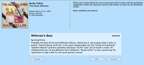iTunes 6 customer reviews