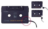 Coby Cassette Adapter