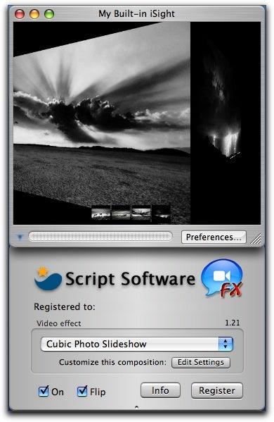 chatfx’s Cubic Photo Slideshow mode