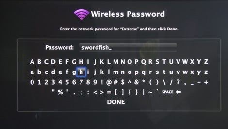 apple tv password