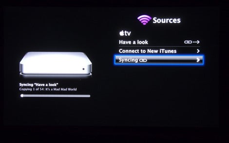 apple tv sync process