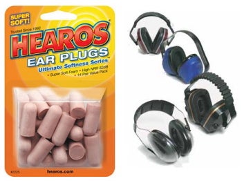 Ear plugs and muffs