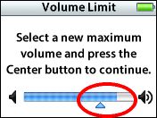iPod Volume Limit feature