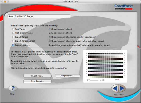 PrintFixPro gray target