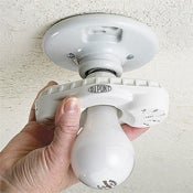 Self-recharging smoke alarm