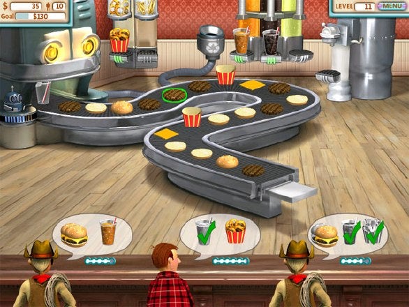 online burger shop games