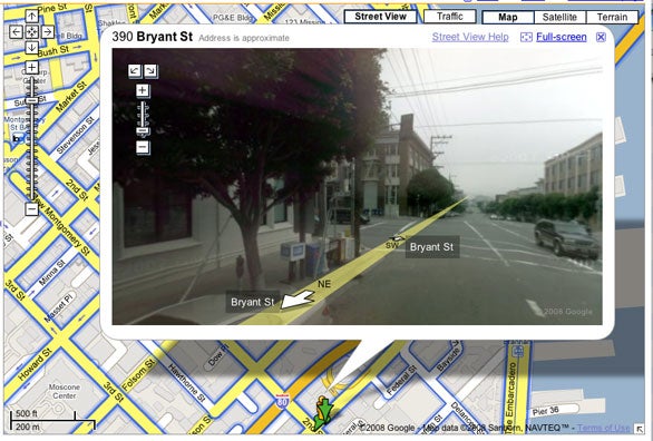 google street map viewer