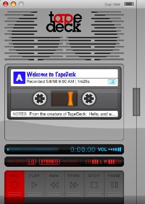 tapedeck for mac