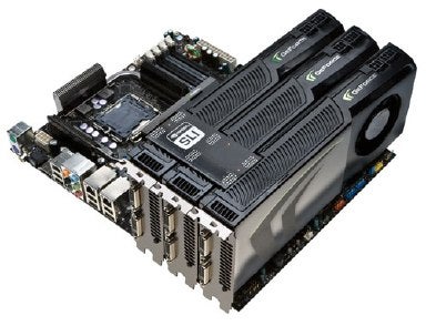 Nvidia GeForce GTX 200 SLI array