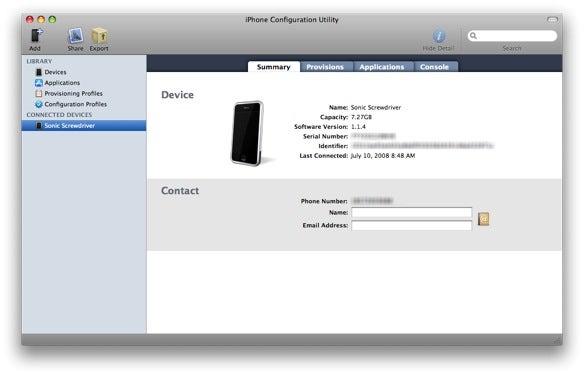 Iphone Configuration Utility For Mac