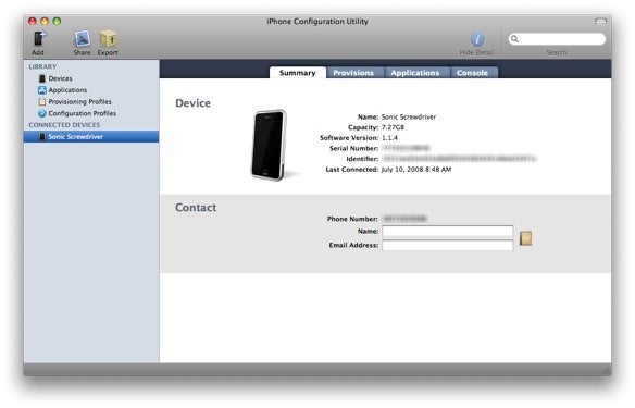 iphone configuration utility for mac