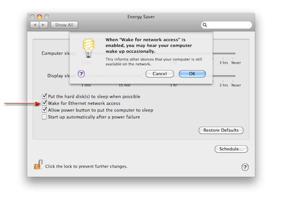 What Is Wake For Network Access On Mac