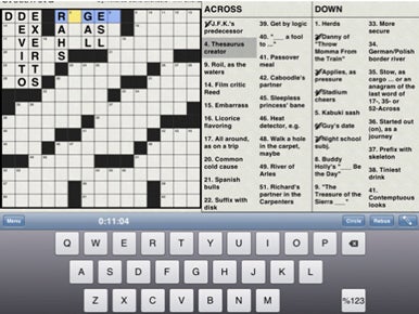 Crossword puzzle apps come to the iPad | Macworld