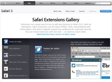 safari 5 browser screenshot
