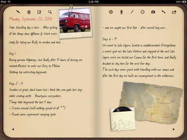 my own diary app