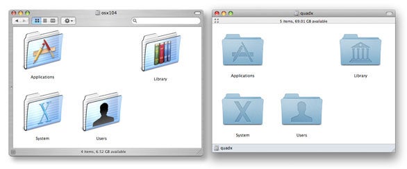 mac osx folders for windows