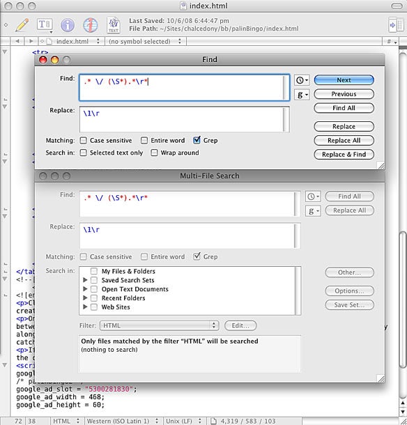 bbedit default windows encoding