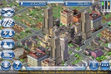 SimCity for iPhone