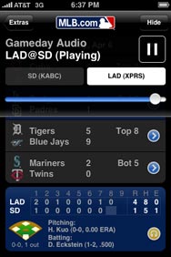MLB At Bat 2009 for iPhone | Macworld