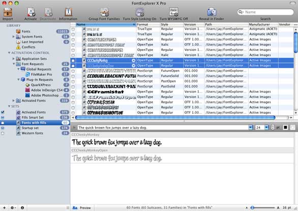 fontexplorer x pro not activating fonts