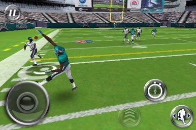 iPhone NFL Kick off: Does Madden 10 play nice without buttons? - CNET