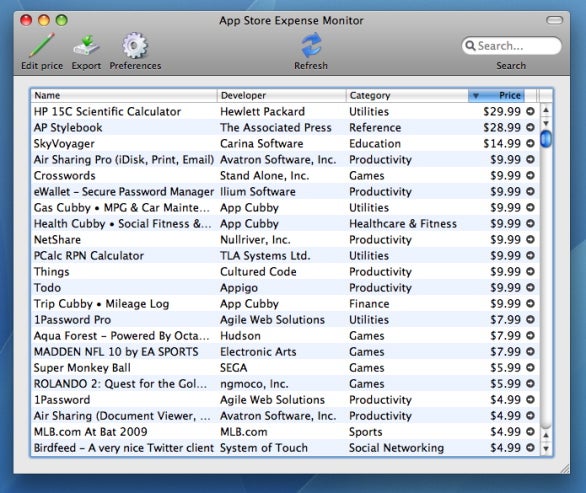 App Store Expense Monitor tracks your iPhone-app spending | Macworld