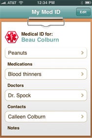 My Med ID for iPhone | Macworld