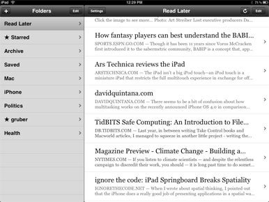 instapaper ipad