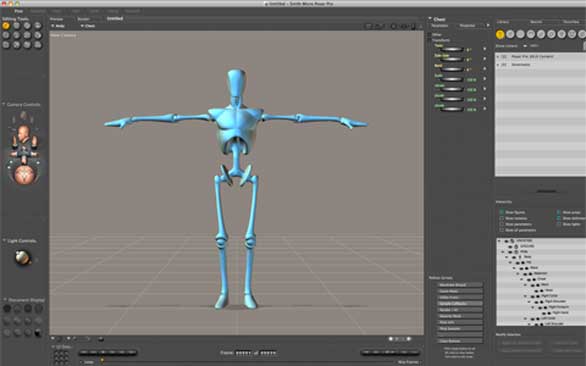 poser pro animation