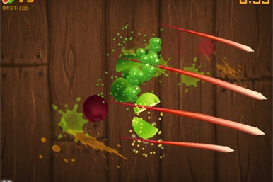 Fruit Ninja HD (Multiplayer Online) - iPad Gameplay Video 