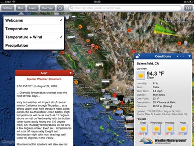 WunderMap for iPad