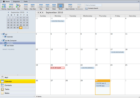 seeing ical calendar events in outlook for mac