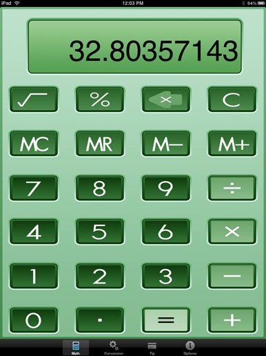 Three iPad calculator apps | Macworld